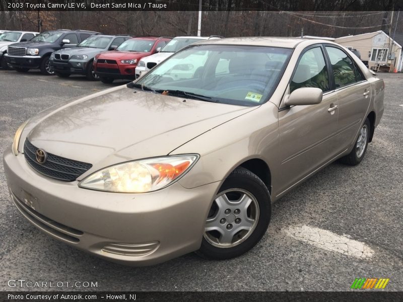 Desert Sand Mica / Taupe 2003 Toyota Camry LE V6