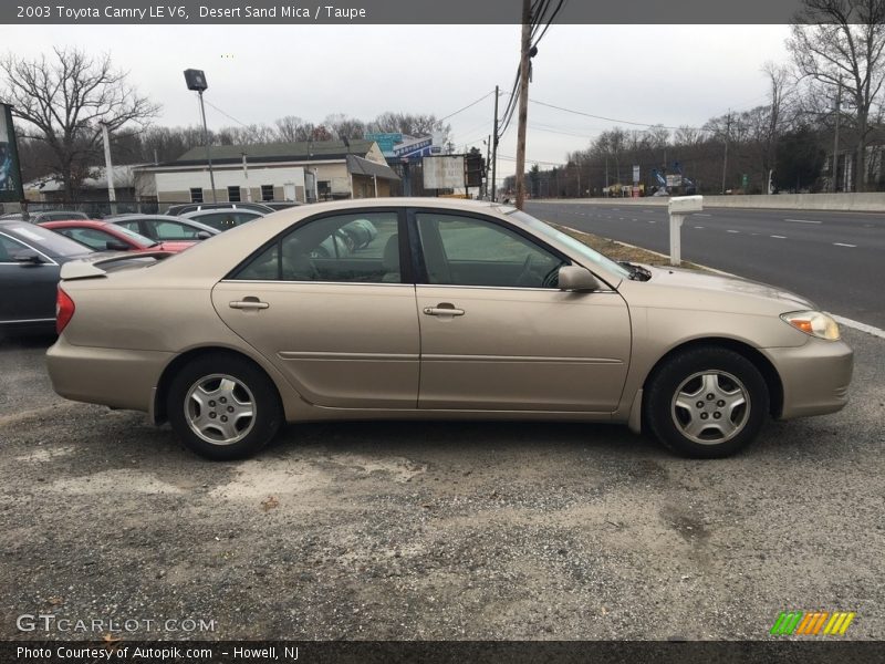Desert Sand Mica / Taupe 2003 Toyota Camry LE V6