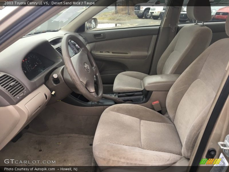 Desert Sand Mica / Taupe 2003 Toyota Camry LE V6
