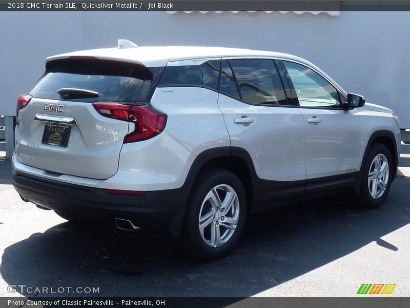 Quicksilver Metallic / ­Jet Black 2018 GMC Terrain SLE