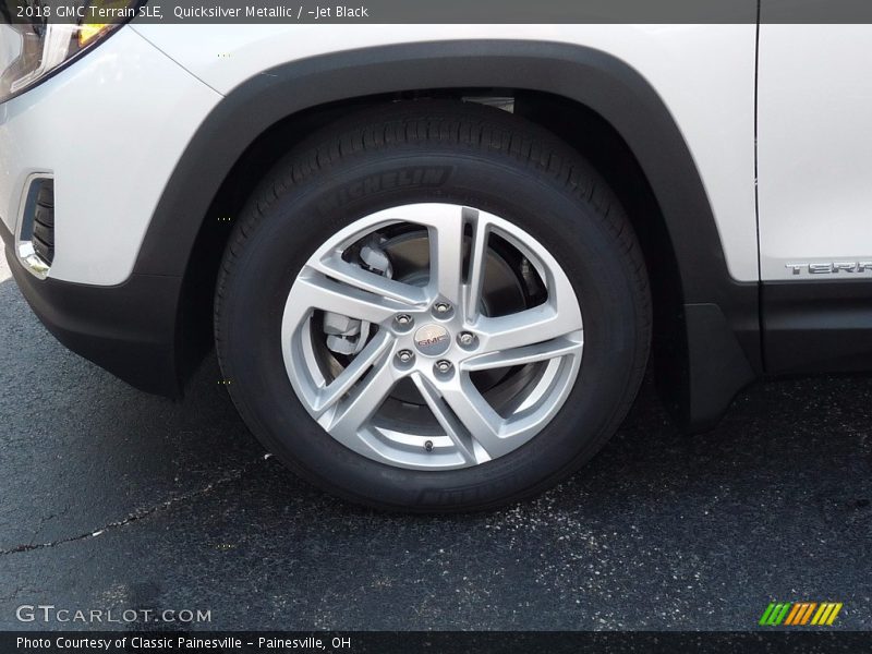 Quicksilver Metallic / ­Jet Black 2018 GMC Terrain SLE