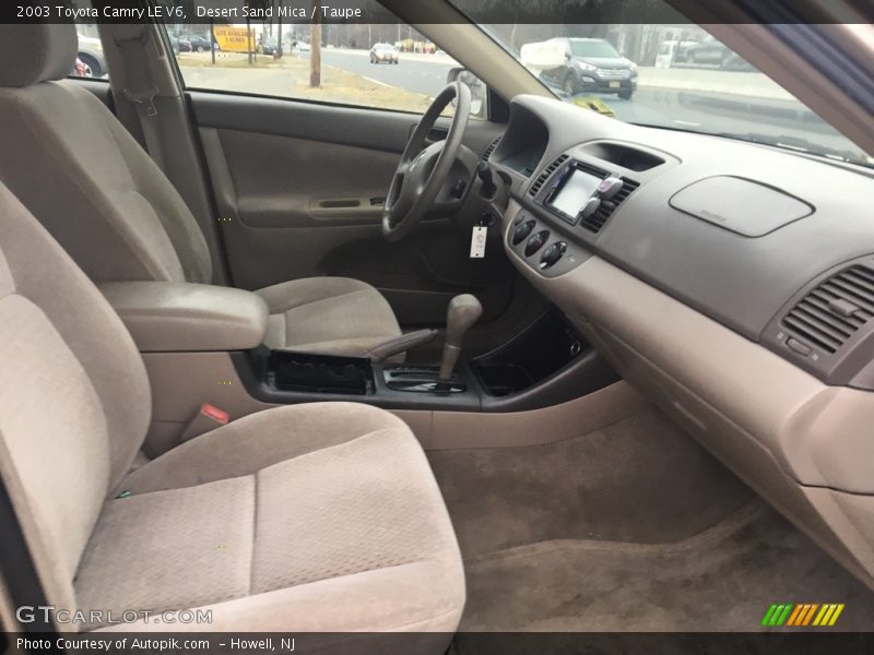 Desert Sand Mica / Taupe 2003 Toyota Camry LE V6