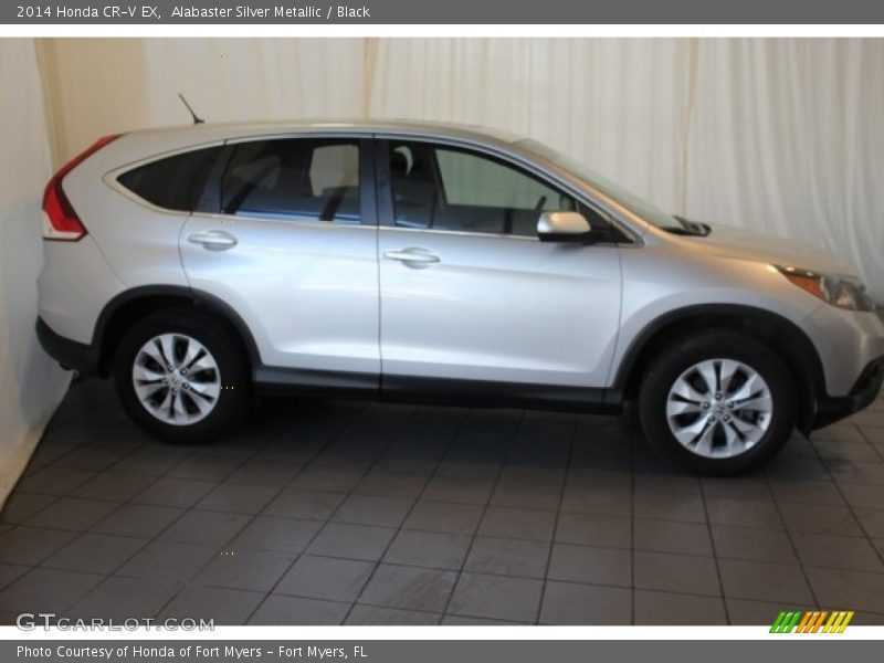 Alabaster Silver Metallic / Black 2014 Honda CR-V EX