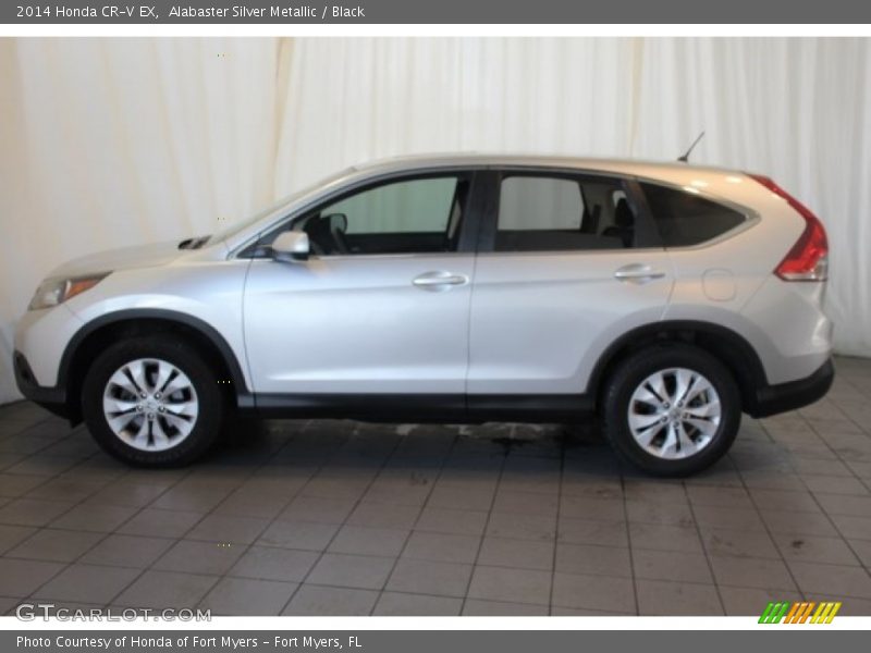 Alabaster Silver Metallic / Black 2014 Honda CR-V EX
