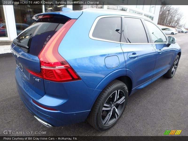 Bursting Blue Metallic / Charcoal 2018 Volvo XC60 T6 AWD R Design