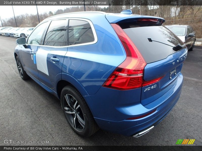 Bursting Blue Metallic / Charcoal 2018 Volvo XC60 T6 AWD R Design