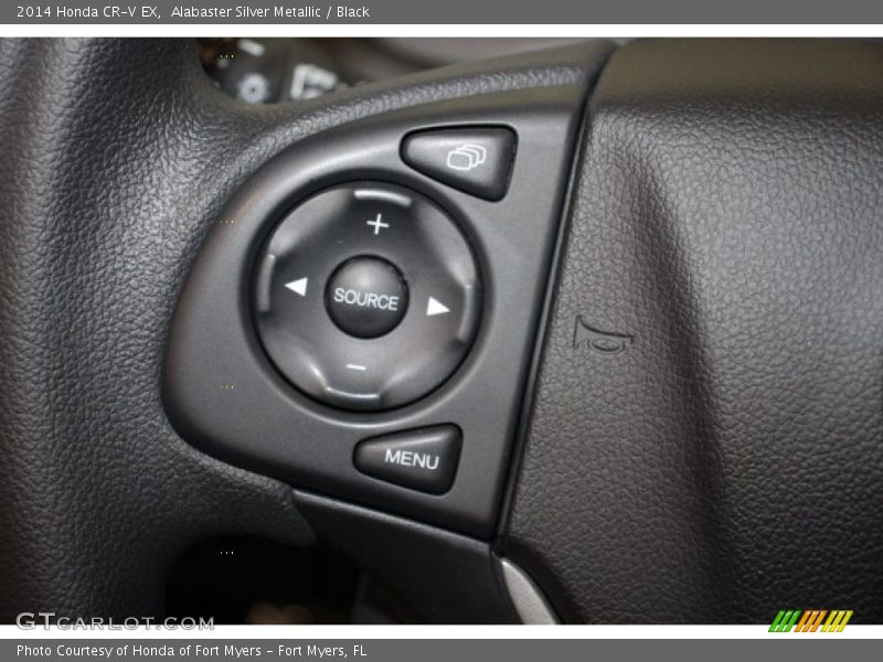 Alabaster Silver Metallic / Black 2014 Honda CR-V EX