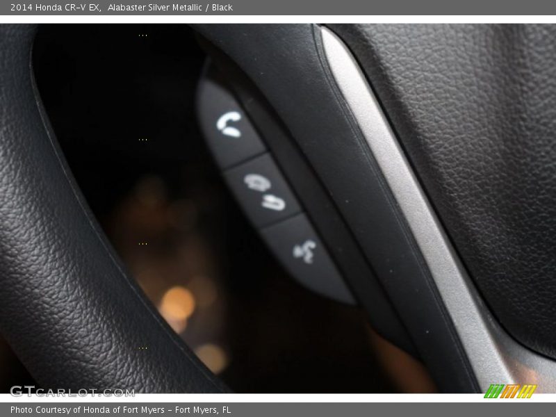 Alabaster Silver Metallic / Black 2014 Honda CR-V EX
