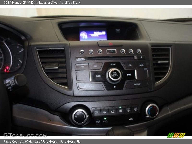 Alabaster Silver Metallic / Black 2014 Honda CR-V EX