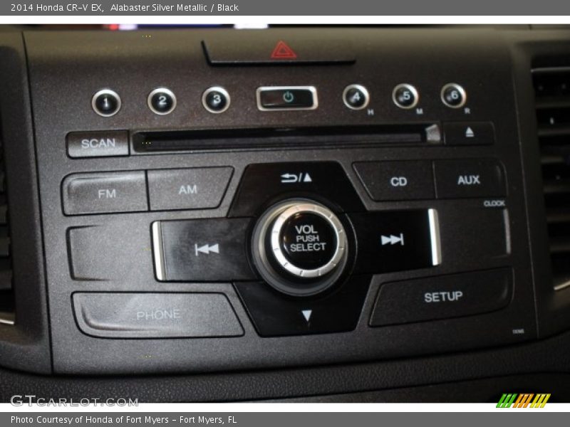 Alabaster Silver Metallic / Black 2014 Honda CR-V EX
