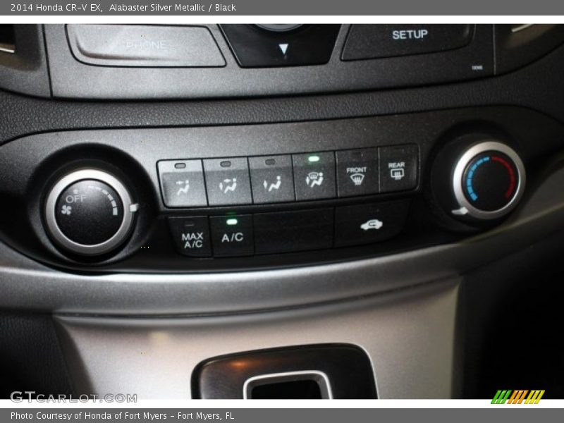 Alabaster Silver Metallic / Black 2014 Honda CR-V EX