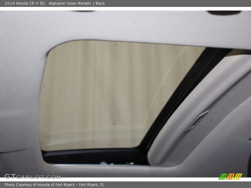 Alabaster Silver Metallic / Black 2014 Honda CR-V EX