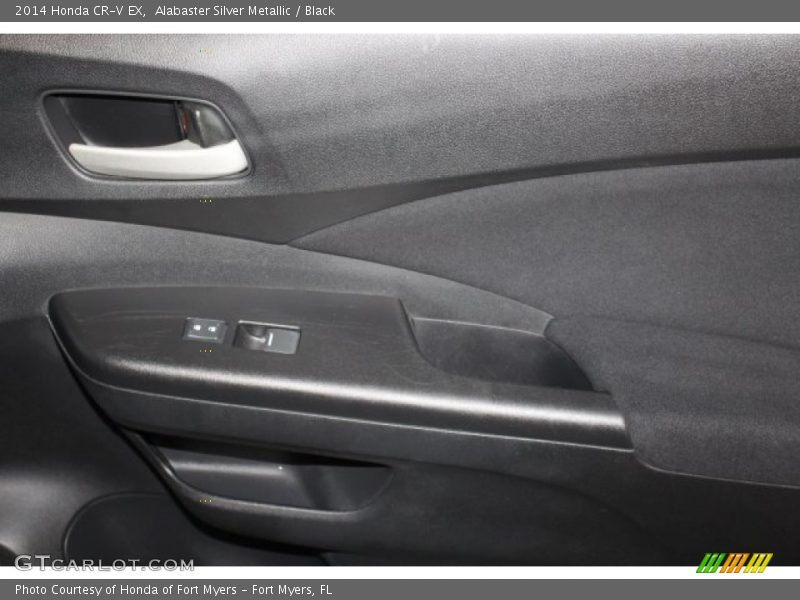Alabaster Silver Metallic / Black 2014 Honda CR-V EX