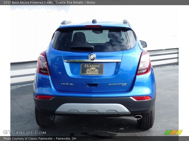 Coastal Blue Metallic / Ebony 2017 Buick Encore Preferred II AWD