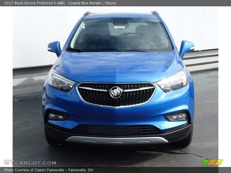 Coastal Blue Metallic / Ebony 2017 Buick Encore Preferred II AWD