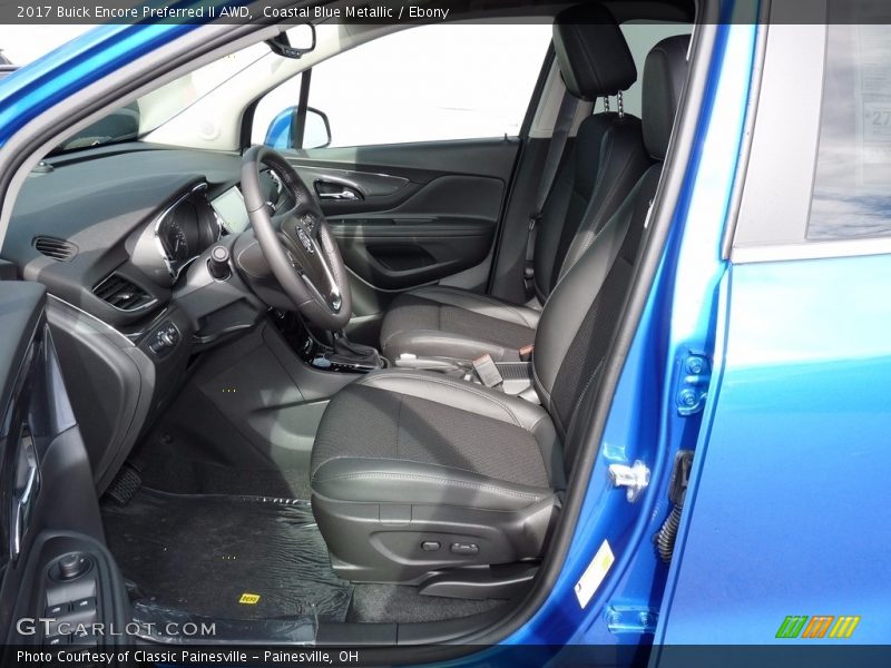 Coastal Blue Metallic / Ebony 2017 Buick Encore Preferred II AWD