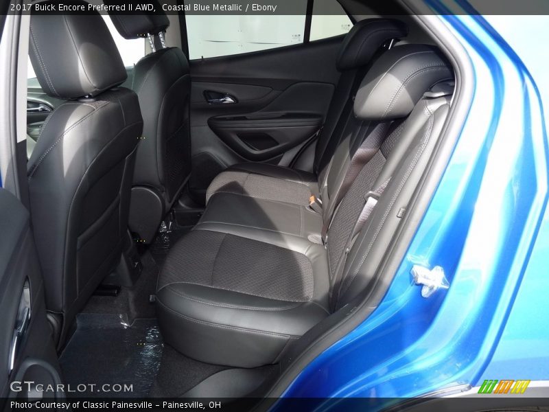 Coastal Blue Metallic / Ebony 2017 Buick Encore Preferred II AWD