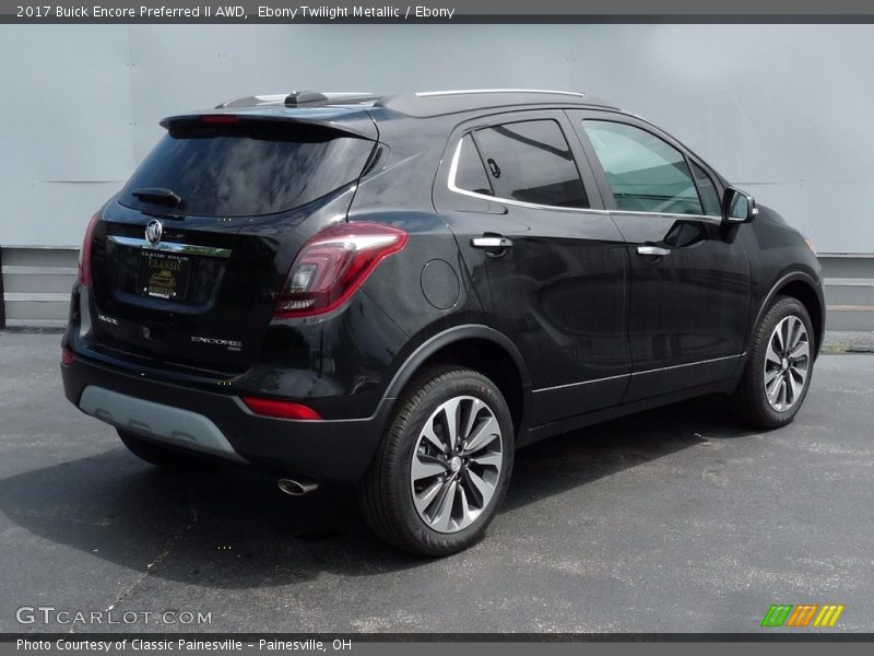 Ebony Twilight Metallic / Ebony 2017 Buick Encore Preferred II AWD