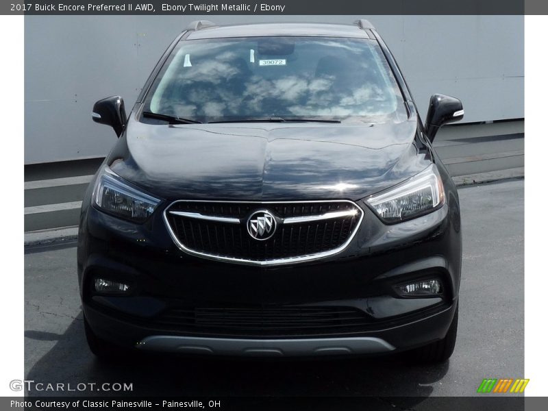 Ebony Twilight Metallic / Ebony 2017 Buick Encore Preferred II AWD