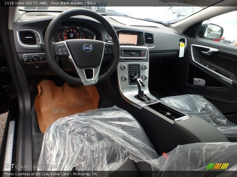  2018 S60 T5 AWD Black Interior