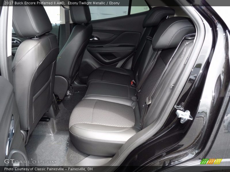 Ebony Twilight Metallic / Ebony 2017 Buick Encore Preferred II AWD