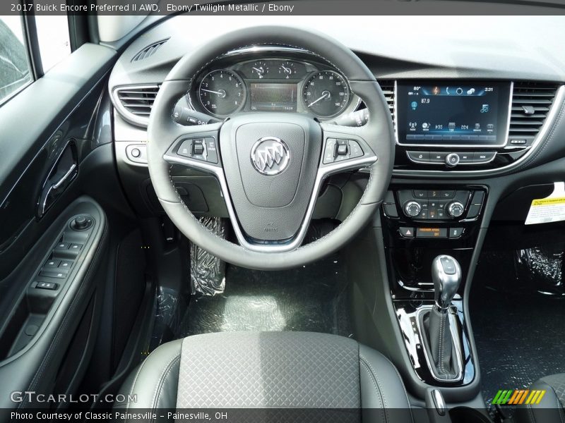 Ebony Twilight Metallic / Ebony 2017 Buick Encore Preferred II AWD