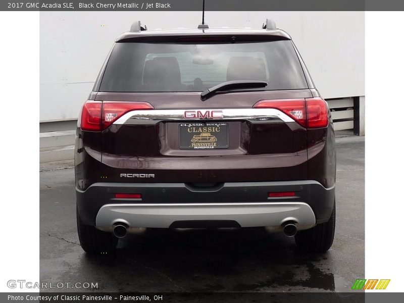 Black Cherry Metallic / Jet Black 2017 GMC Acadia SLE