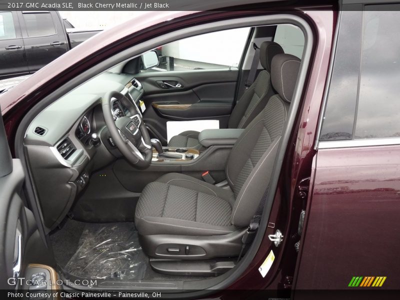 Black Cherry Metallic / Jet Black 2017 GMC Acadia SLE