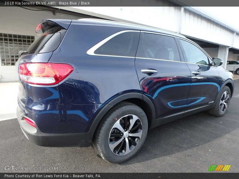 Blaze Blue / Black 2018 Kia Sorento EX V6 AWD