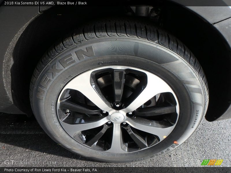Blaze Blue / Black 2018 Kia Sorento EX V6 AWD