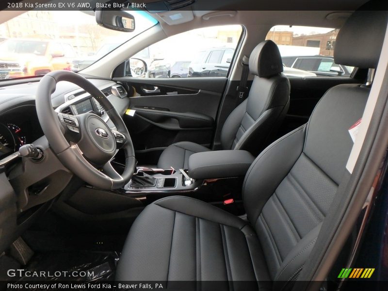  2018 Sorento EX V6 AWD Black Interior