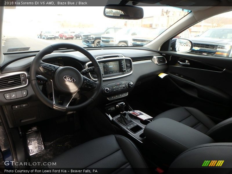 Blaze Blue / Black 2018 Kia Sorento EX V6 AWD