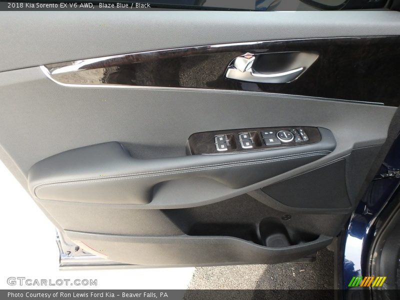 Blaze Blue / Black 2018 Kia Sorento EX V6 AWD