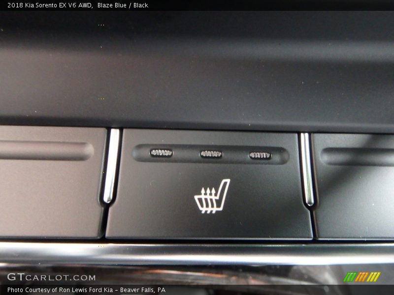 Blaze Blue / Black 2018 Kia Sorento EX V6 AWD