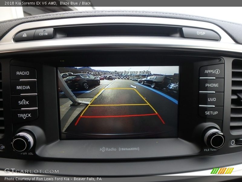 Blaze Blue / Black 2018 Kia Sorento EX V6 AWD