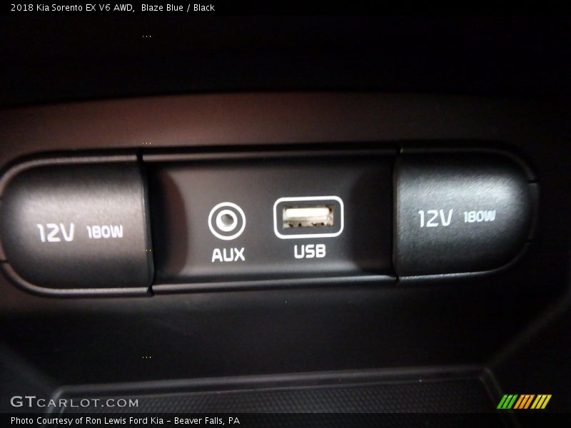 Blaze Blue / Black 2018 Kia Sorento EX V6 AWD