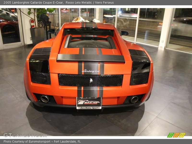 Rosso Leto Metallic / Nero Perseus 2005 Lamborghini Gallardo Coupe E-Gear