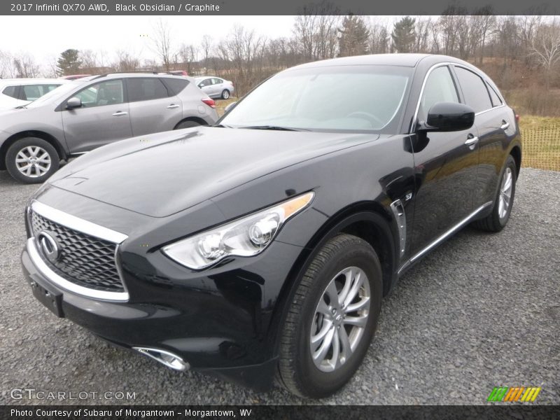  2017 QX70 AWD Black Obsidian