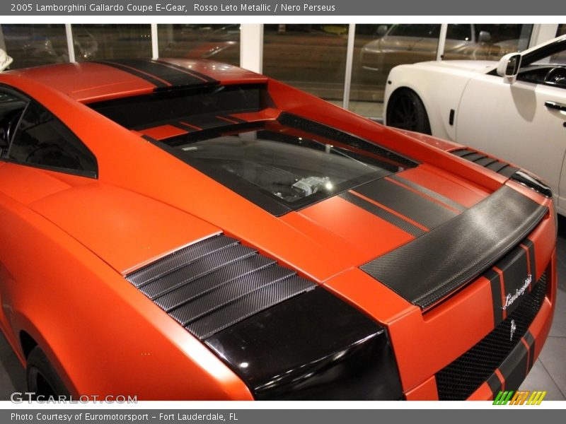 Rosso Leto Metallic / Nero Perseus 2005 Lamborghini Gallardo Coupe E-Gear