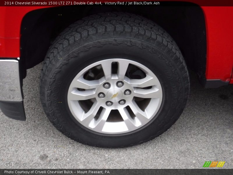 Victory Red / Jet Black/Dark Ash 2014 Chevrolet Silverado 1500 LTZ Z71 Double Cab 4x4