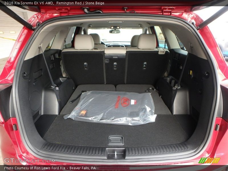 Remington Red / Stone Beige 2018 Kia Sorento EX V6 AWD
