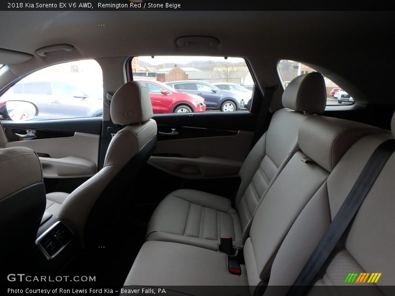 Rear Seat of 2018 Sorento EX V6 AWD