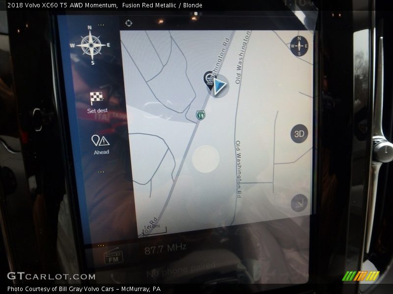 Fusion Red Metallic / Blonde 2018 Volvo XC60 T5 AWD Momentum