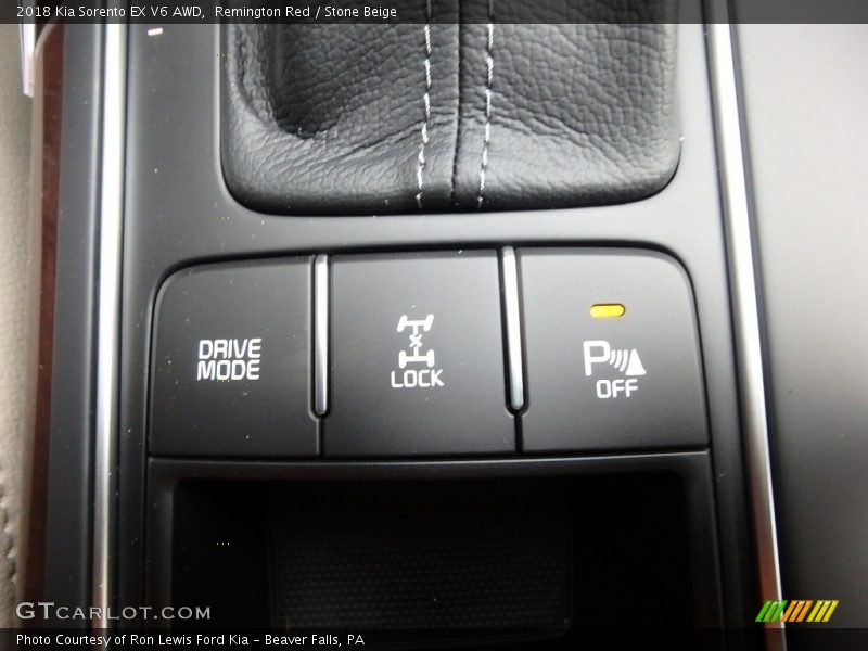 Remington Red / Stone Beige 2018 Kia Sorento EX V6 AWD