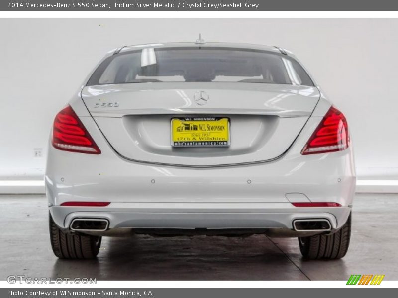 Iridium Silver Metallic / Crystal Grey/Seashell Grey 2014 Mercedes-Benz S 550 Sedan