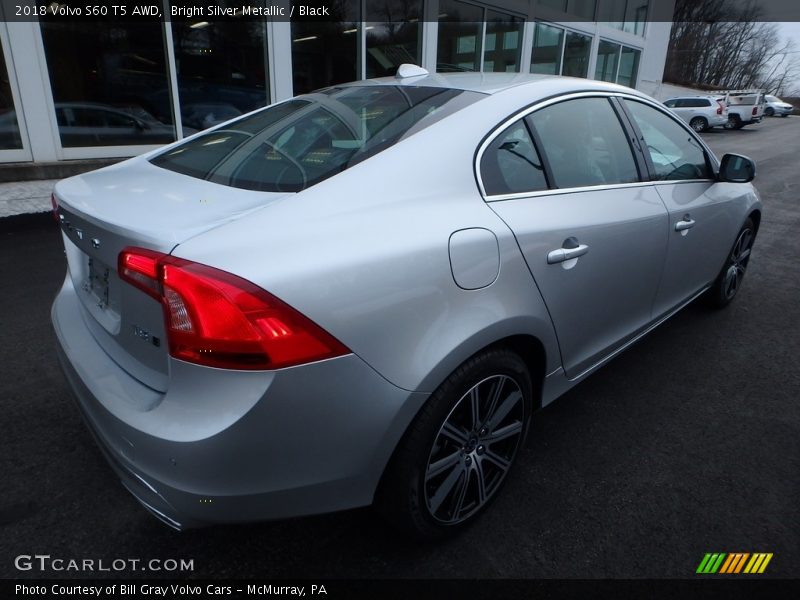 Bright Silver Metallic / Black 2018 Volvo S60 T5 AWD