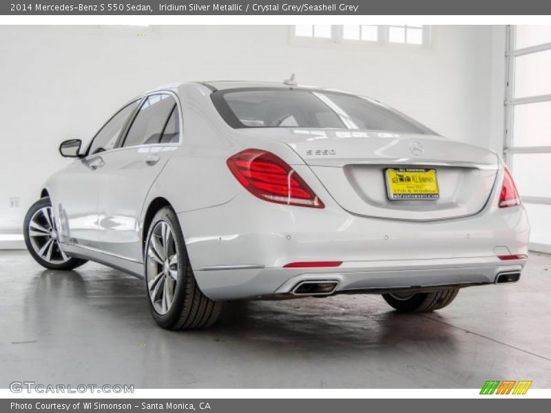 Iridium Silver Metallic / Crystal Grey/Seashell Grey 2014 Mercedes-Benz S 550 Sedan