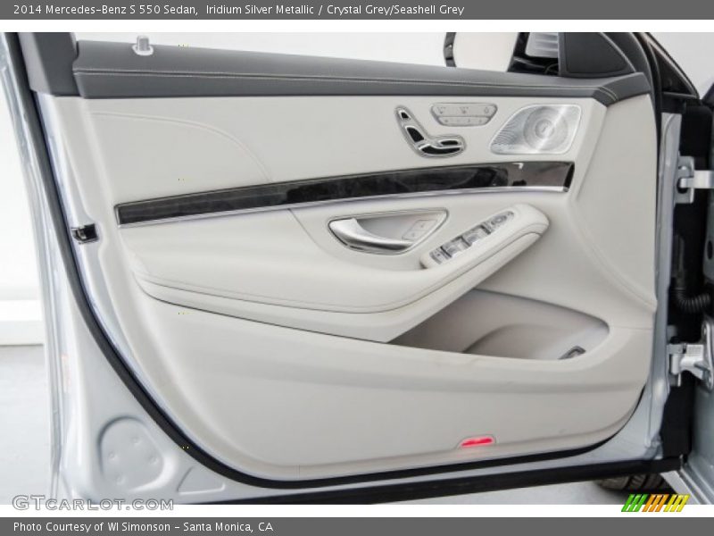 Iridium Silver Metallic / Crystal Grey/Seashell Grey 2014 Mercedes-Benz S 550 Sedan