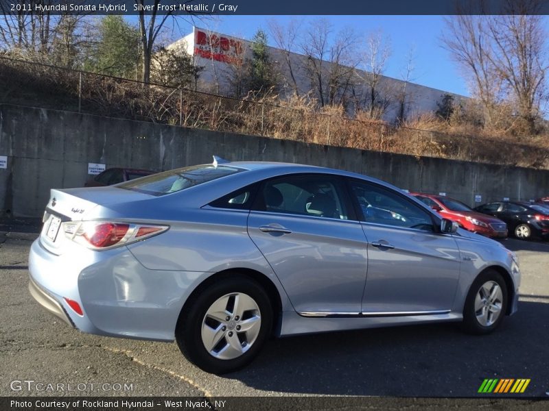 Silver Frost Metallic / Gray 2011 Hyundai Sonata Hybrid
