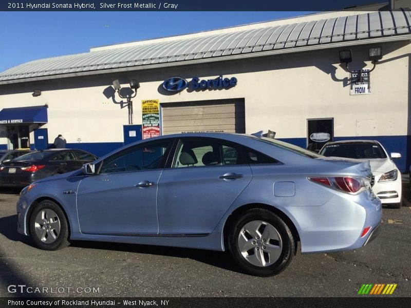 Silver Frost Metallic / Gray 2011 Hyundai Sonata Hybrid